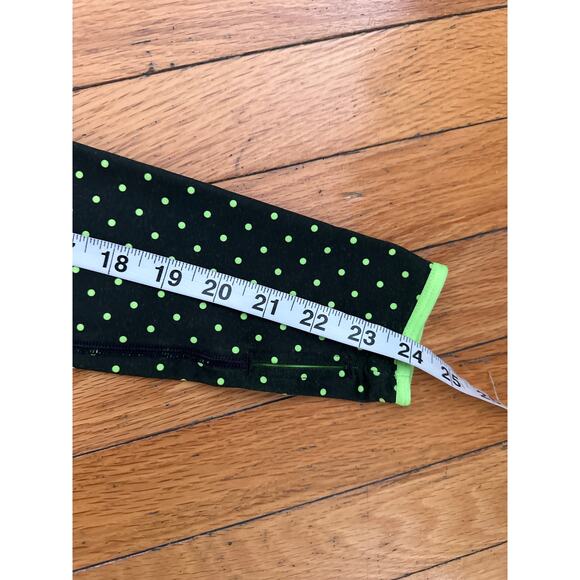 Women’s Size S Nike Pro Dri-fit L/S 1/4 zip Black Neon Green Jacket - Picture 6 of 6